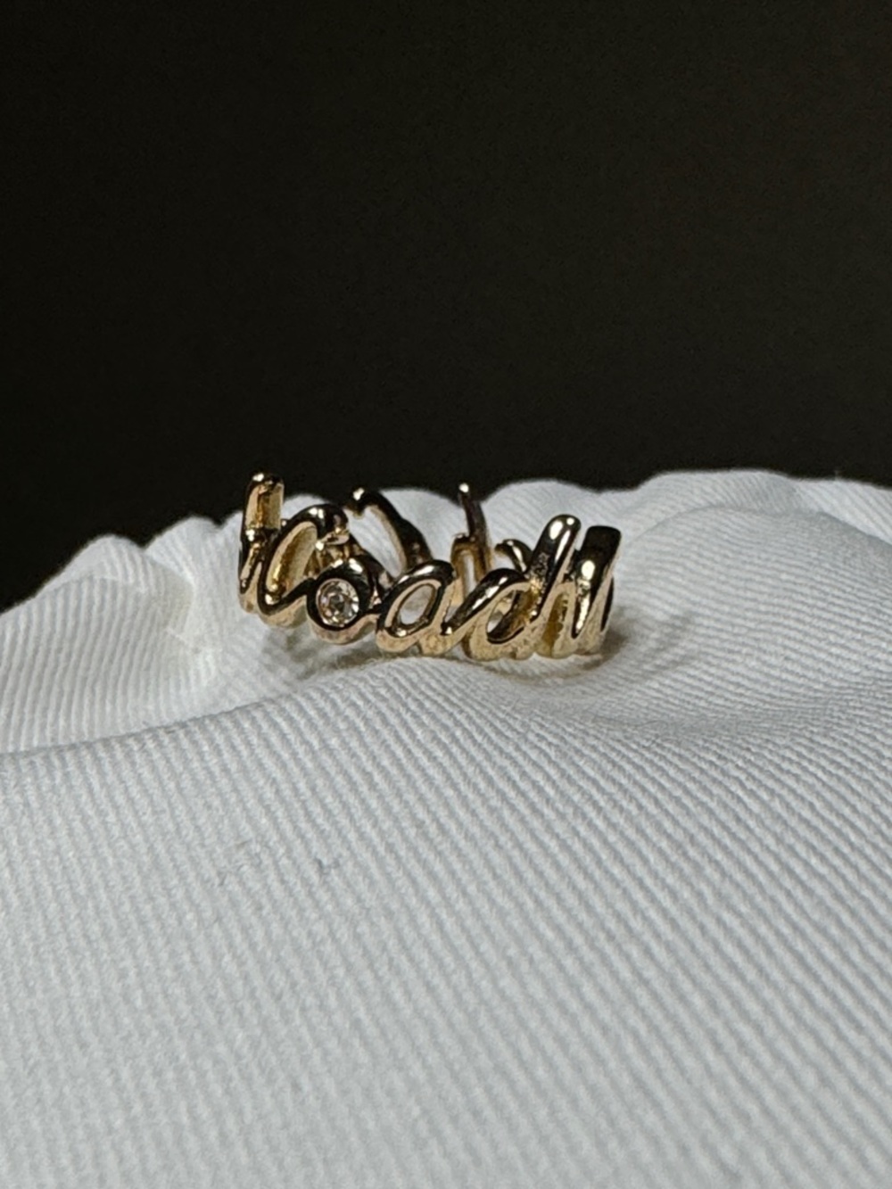 COACH SCRIPT RING - Picture 4 of 9